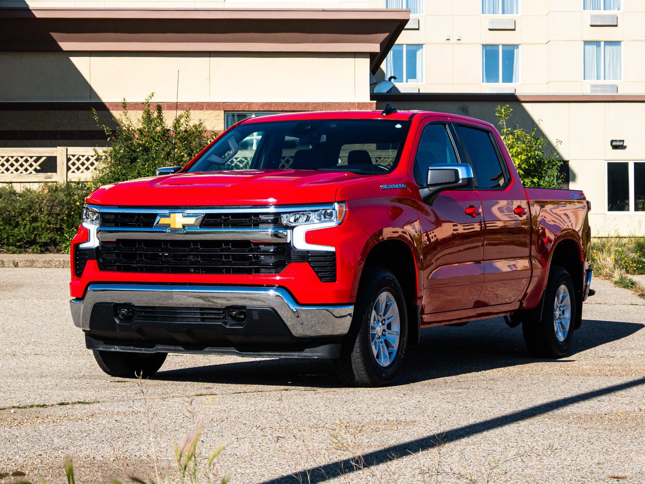 2026 Chevrolet Silverado 1500 4WD Crew Cab 147 LT Red Sherwood Park - photo #3