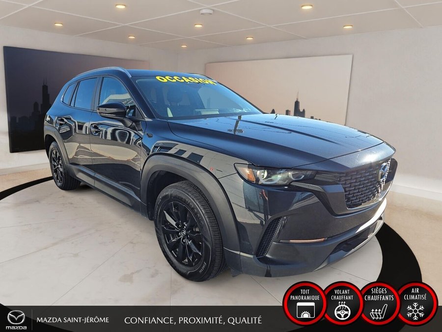 Mazda CX-50 GS-L | 1 PROPRIÉTAIRE | JAMAIS ACCIDENTÉ | TOIT PANORAMIQUE | CUIR | AWD 2025 Noir