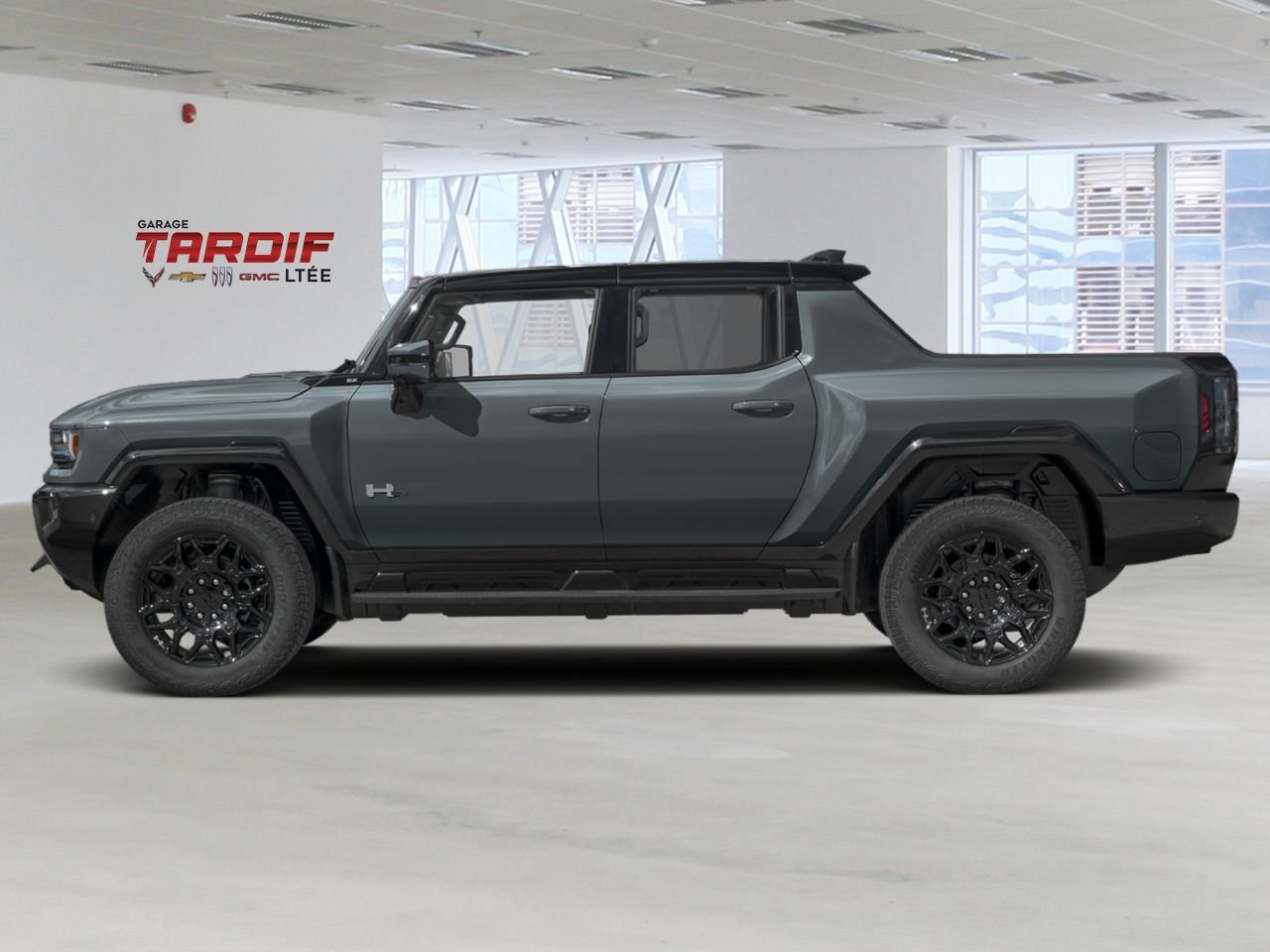 2026 GMC HUMMER EV Pickup 2X cabine multiplace e4RM avec 1SC Meteorite Metallic (Grey) Amos - photo #1