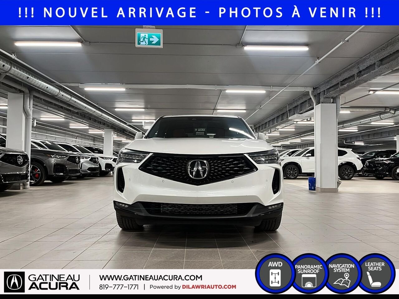 2023 Acura RDX A-Spec SH-AWD White Ottawa & Gatineau - photo #1