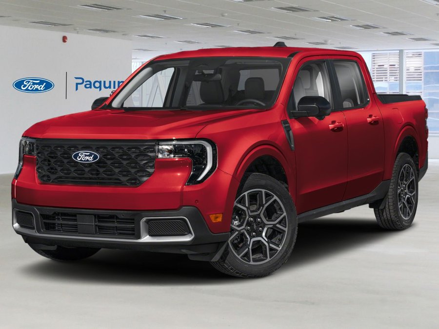 Ford Maverick LARIAT cabine SuperCrew TI 2026 Rouge rubis métallisé teinté verni