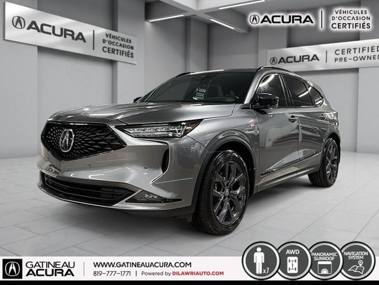 Acura MDX *** UN PROPRIO + CLEAN CARFAX *** 2023 Gris