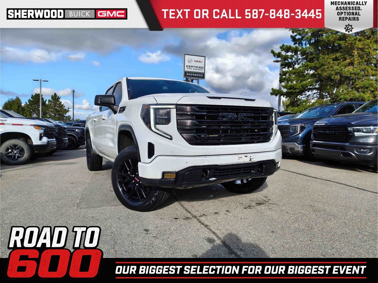 2022 GMC Sierra 1500 4WD Crew Cab 147 Elevation White Sherwood Park - photo #0