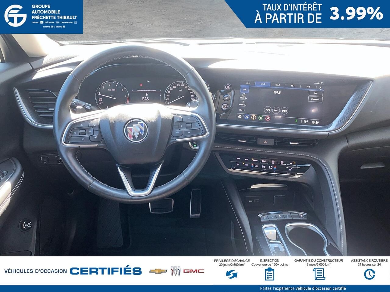 2022 BUICK ENVISION Privilégiée 4 portes TI White Montmagny - photo #8