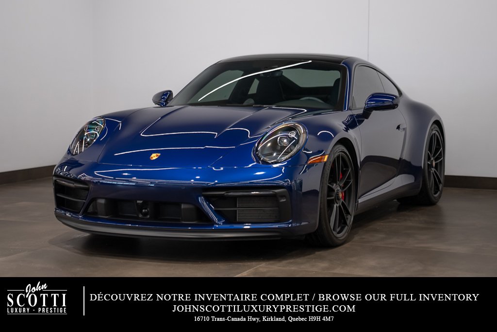 Porsche 911 Carrera 4 GTS Coupe 2023 Bleu Kirkland - photo #0