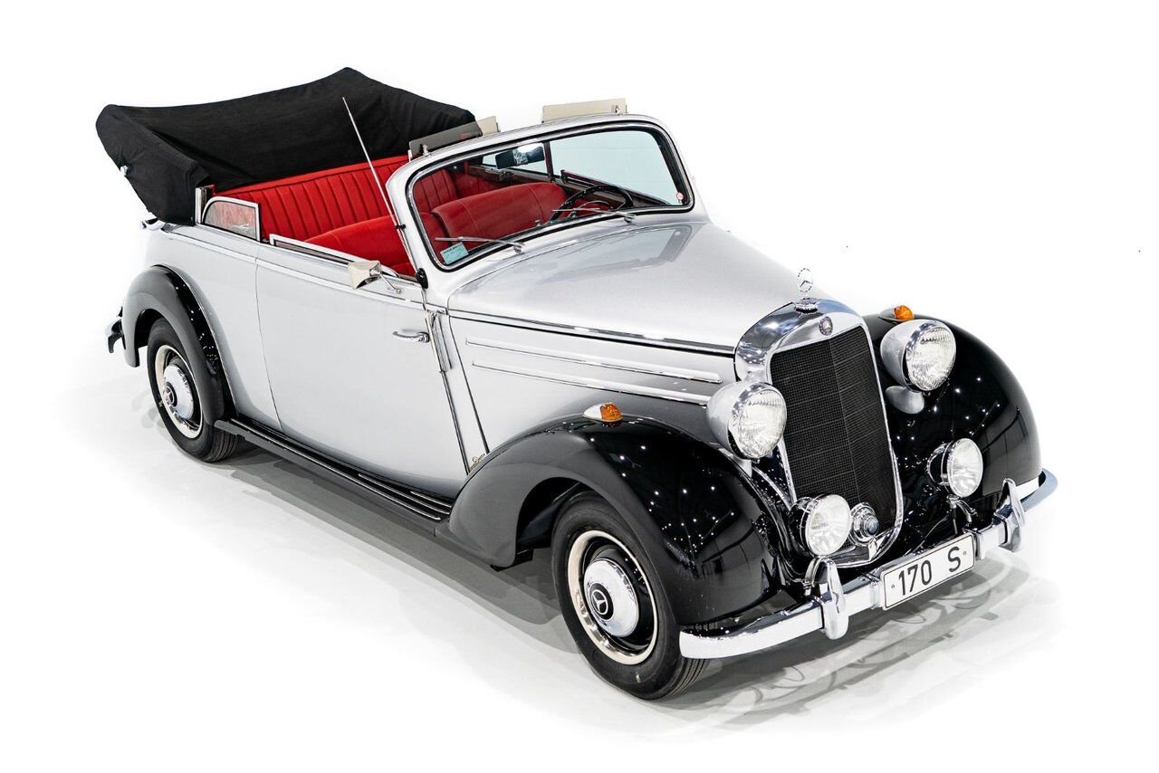 Mercedes-Benz 170S Cabriolet B Wonderfully Presented Old Restoration 1950 Gris Montréal - photo #60