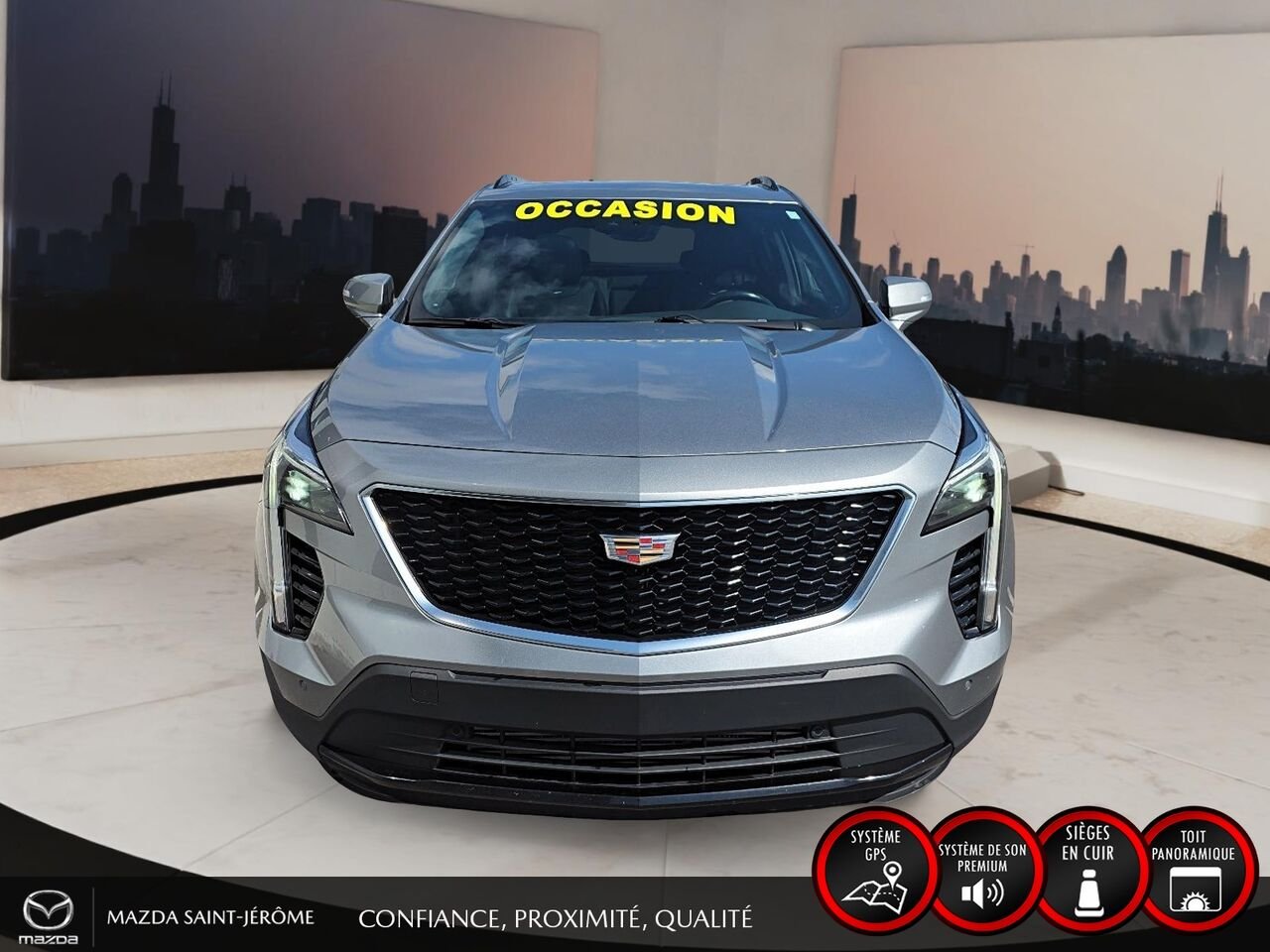 2023 Cadillac XT4 Sport | TOIT PANORAMIQUE | CUIR | AWD | SIÈGES AVANT ET ARRIÈRE CHAUFFANTS Grey Saint-Jérôme - photo #2