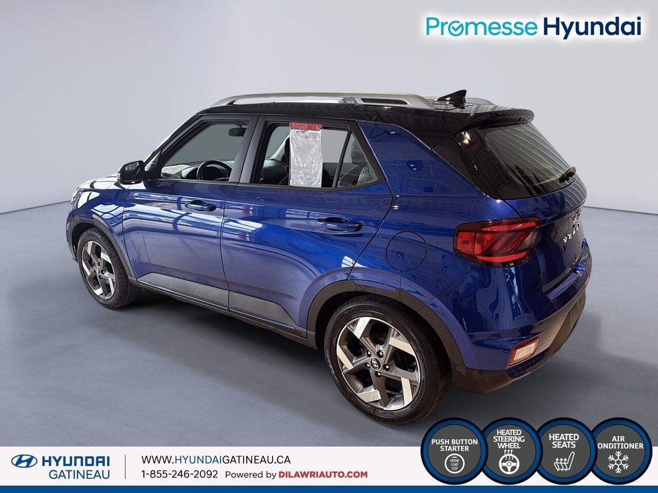 Hyundai Venue 2022 Bleu Gatineau - photo #3