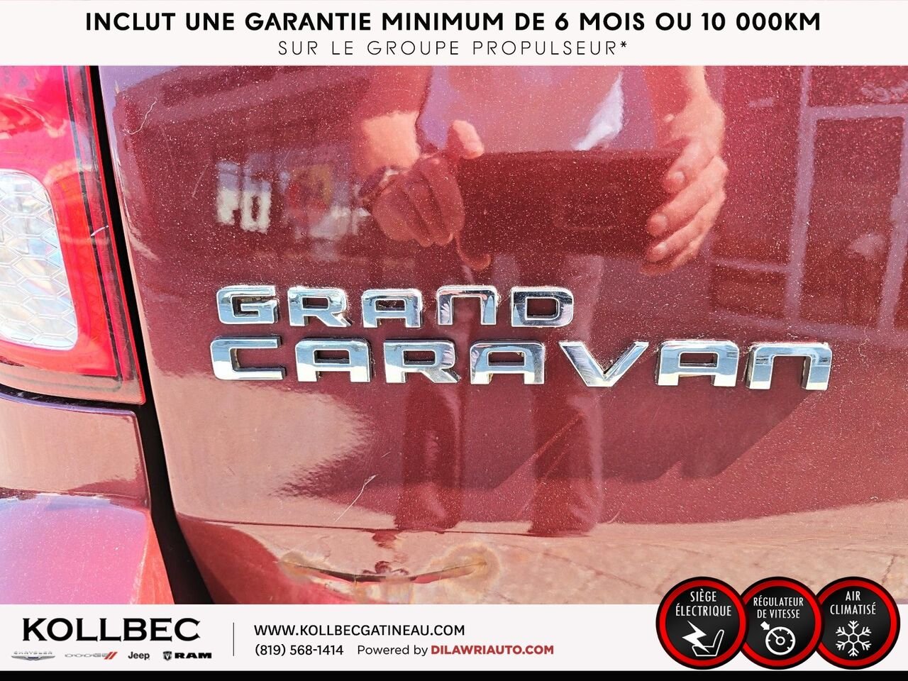 DODGE GRAND CARAVAN SXT Premium Plus 2017 Rouge Ottawa & Gatineau - photo #16