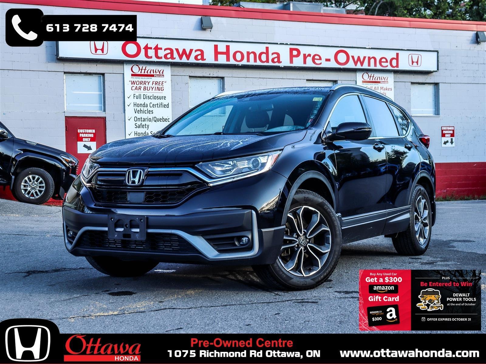 Honda CR-V EX-L 2021 Black Ottawa & Gatineau - photo #0