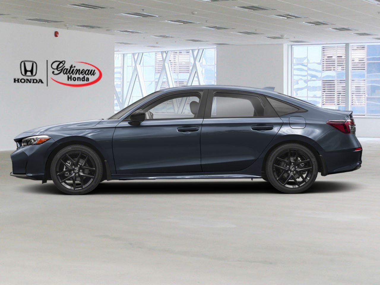 2026 Honda Civic hybride berline Sport eCVT gray Gatineau - photo #2