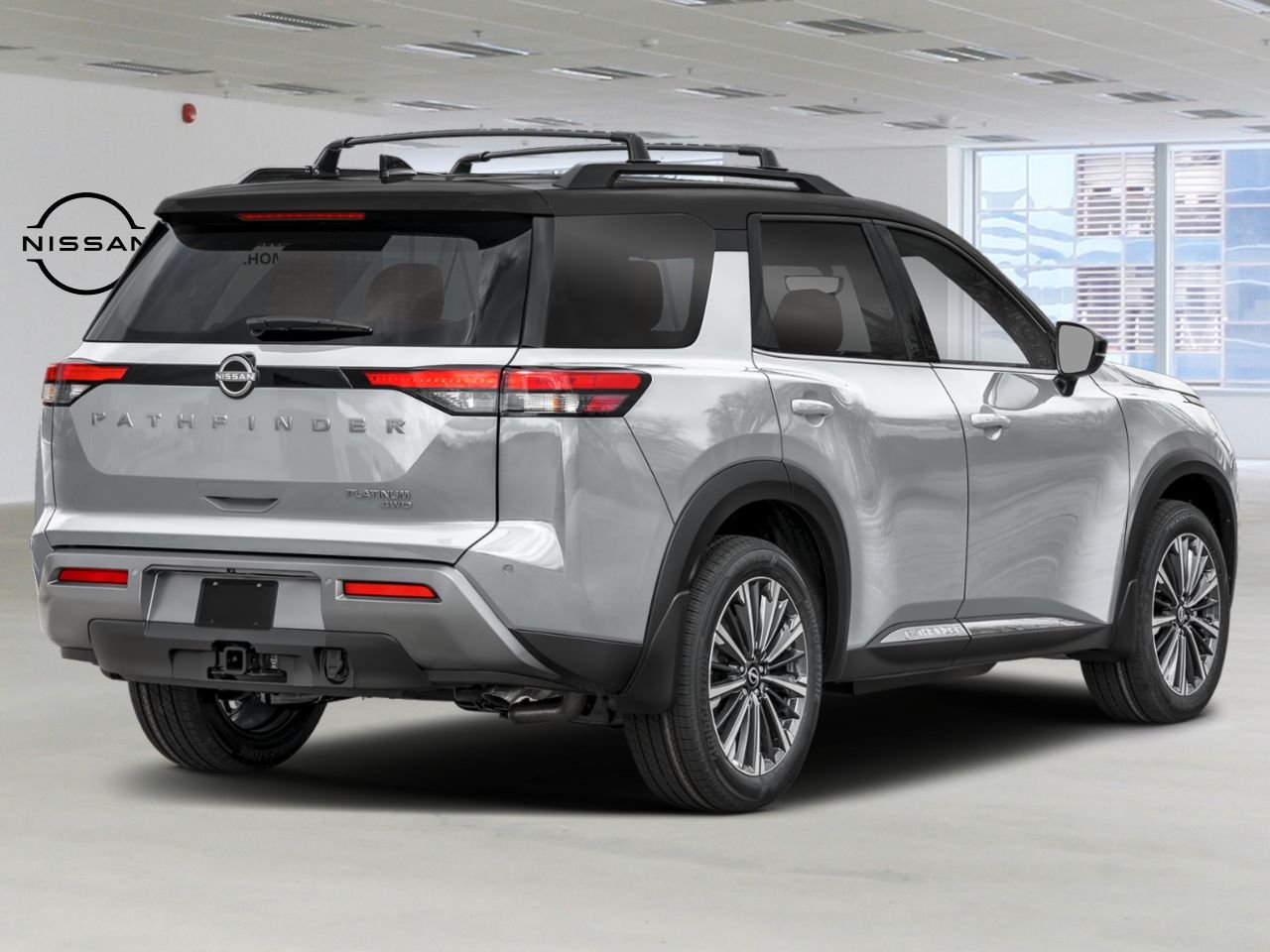 Nissan Pathfinder C6P948T | Platinum 2026 Blanc Everest nacré triple couche/Noir intense Laval - photo #2