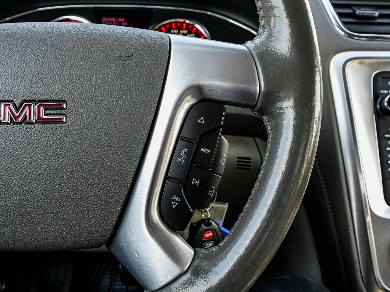 2014 GMC Acadia AWD 4dr SLT2 White Sherwood Park - photo #25