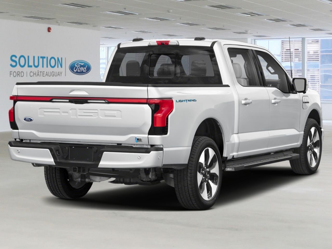 2025 Ford F-150 Lightning Space White Metallic Châteauguay - photo #1