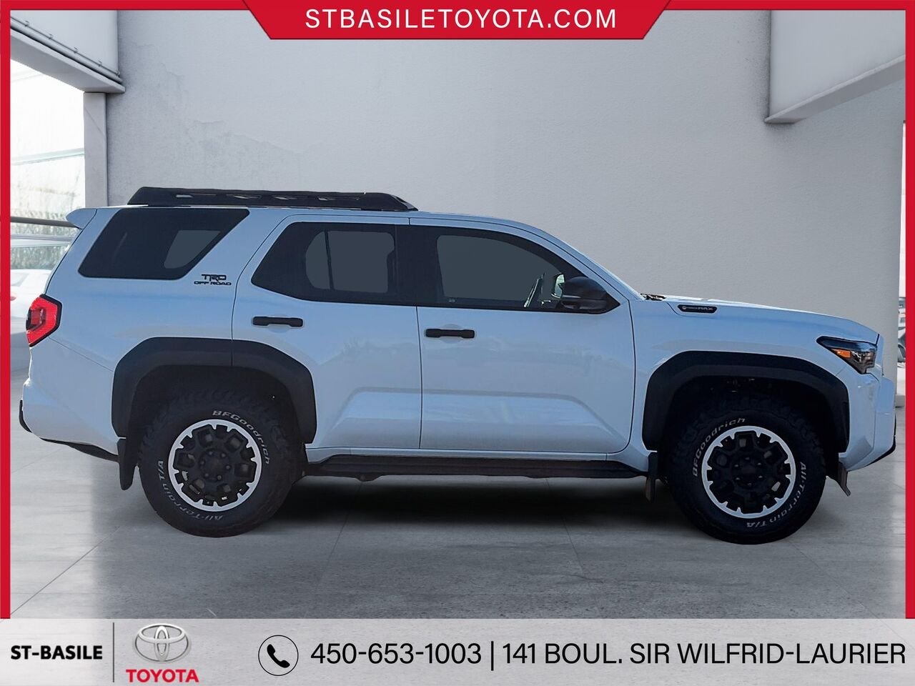TOYOTA 4RUNNER TRD HORS ROUTE HYBRIDE 2025 Blanc Saint-Basile-le-Grand - photo #2