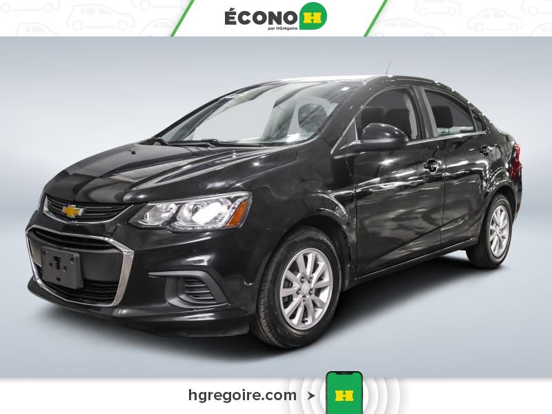 2018 Chevrolet Sonic LT AUTO A/C GR ELECT MAGS CAMERA BLUETOOTH Black