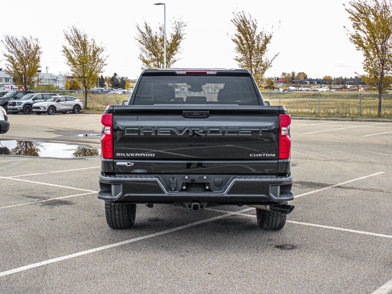 2025 Chevrolet Silverado 1500 4WD Crew Cab 147 Custom Black Sherwood Park - photo #6