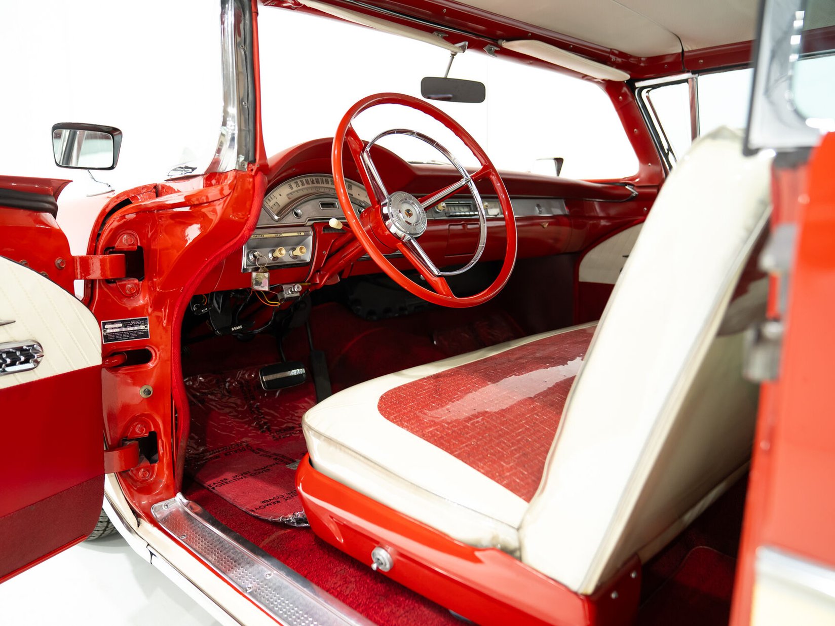 1958 Ford Fairlane 500 Skyliner Interceptor de police 352 CID Entièrement restaurée **PRIX EN USD** Montreal - photo #47