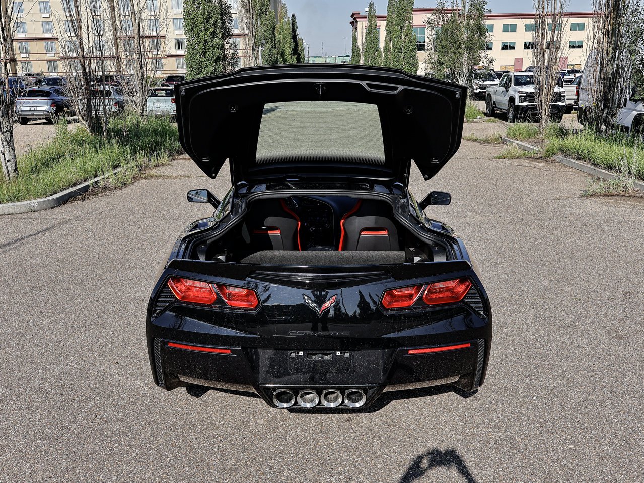 2017 Chevrolet Corvette 2dr Stingray Cpe w/1LT Black Sherwood Park - photo #13