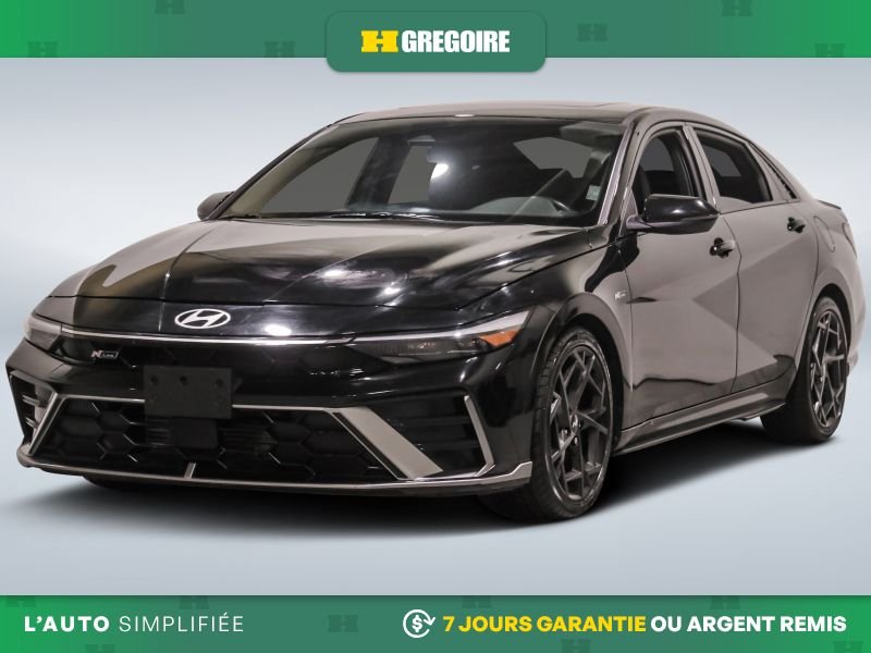 Hyundai Elantra N Line Ultimate AUTO AC CUIR TOIT NAV MAGS CAM REC 2025 Noir