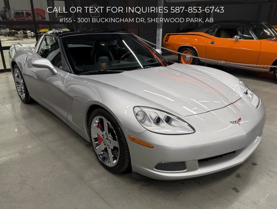 2006 Chevrolet Corvette | Heated Seats | Tinted & Painted Roof Panels | Memory Driver Seat Machine Silver Metallic