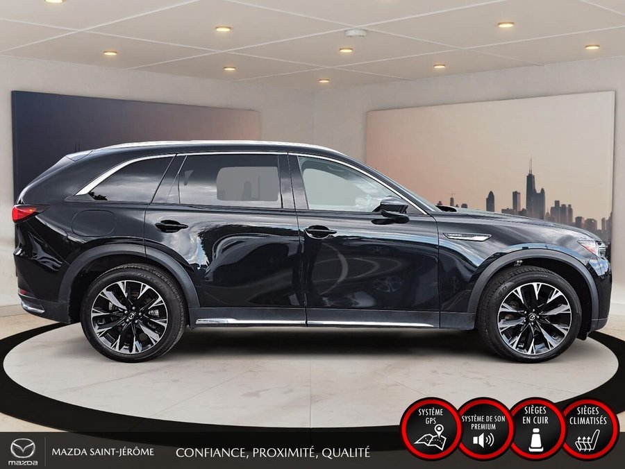 Mazda CX-90 hybride rechargeable GT hybride rechargeable | CUIR NAPPA | TOIT 2 RANGÉES | BOSE 12 HP | AWD | 3e RANGÉE 2025 Noir