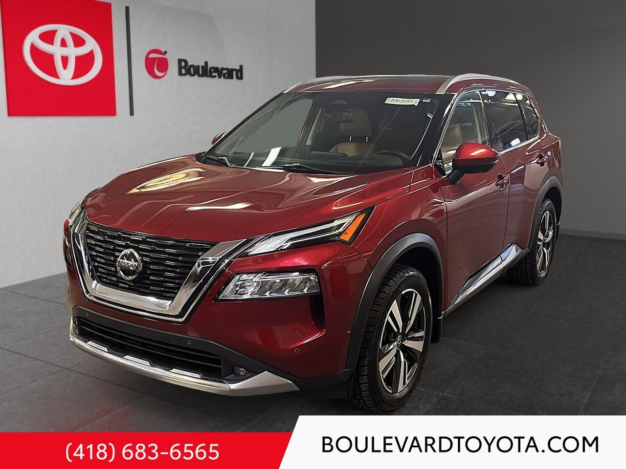 Red 2021 Nissan Rogue SUV / Crossover All-Wheel Drive Continuously Variable Transmission