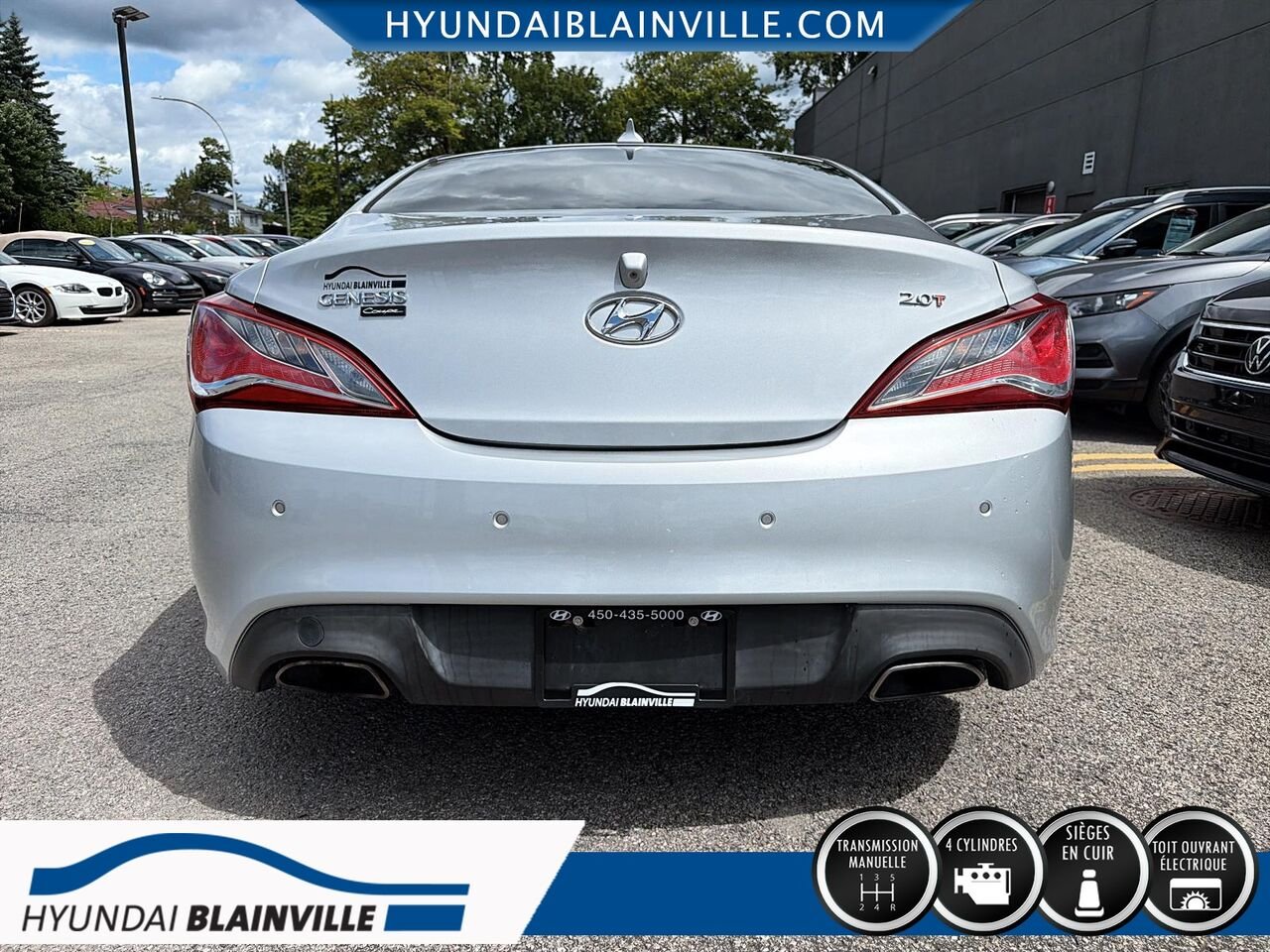2014 Hyundai Coupé Genesis Silver Blainville - photo #4