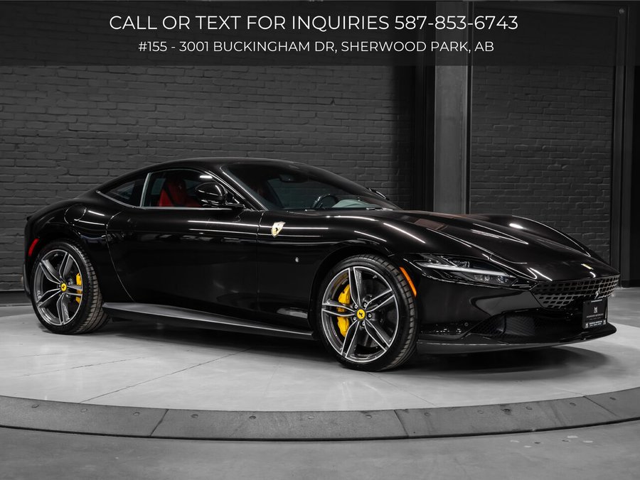 2022 Ferrari Roma | Carbon Exterior Trim | Carbon Interior Trim | Passenger Display | Hi-Fi JBL Black