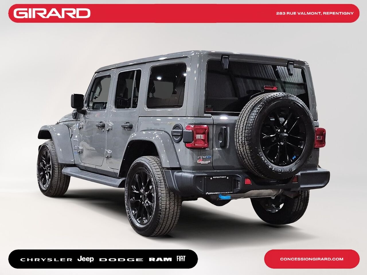 JEEP WRANGLER 4XE 2022 Gris Repentigny - photo #7