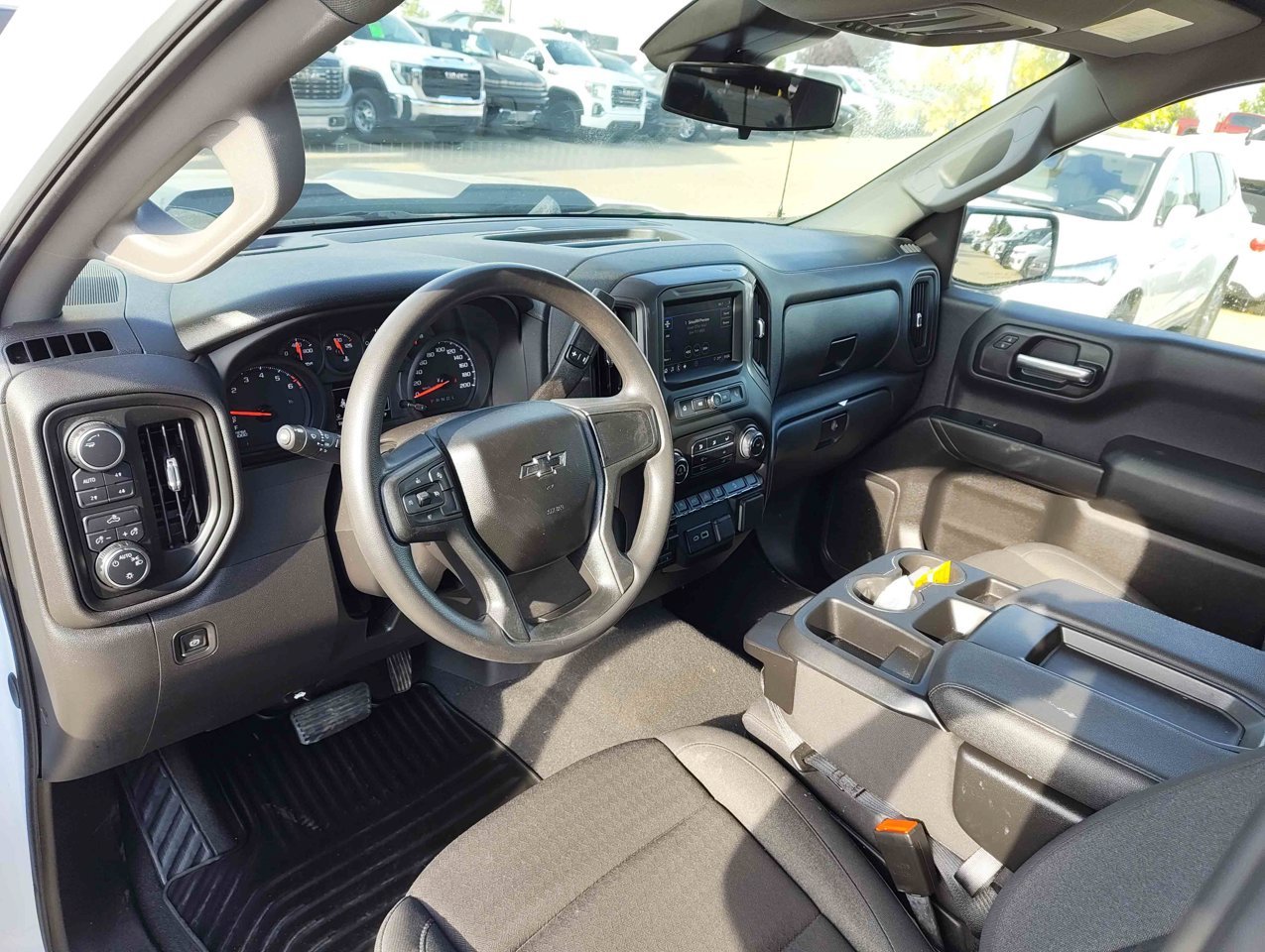 2025 Chevrolet Silverado 1500 4WD Crew Cab 157 Custom Trail Boss White Sherwood Park - photo #6