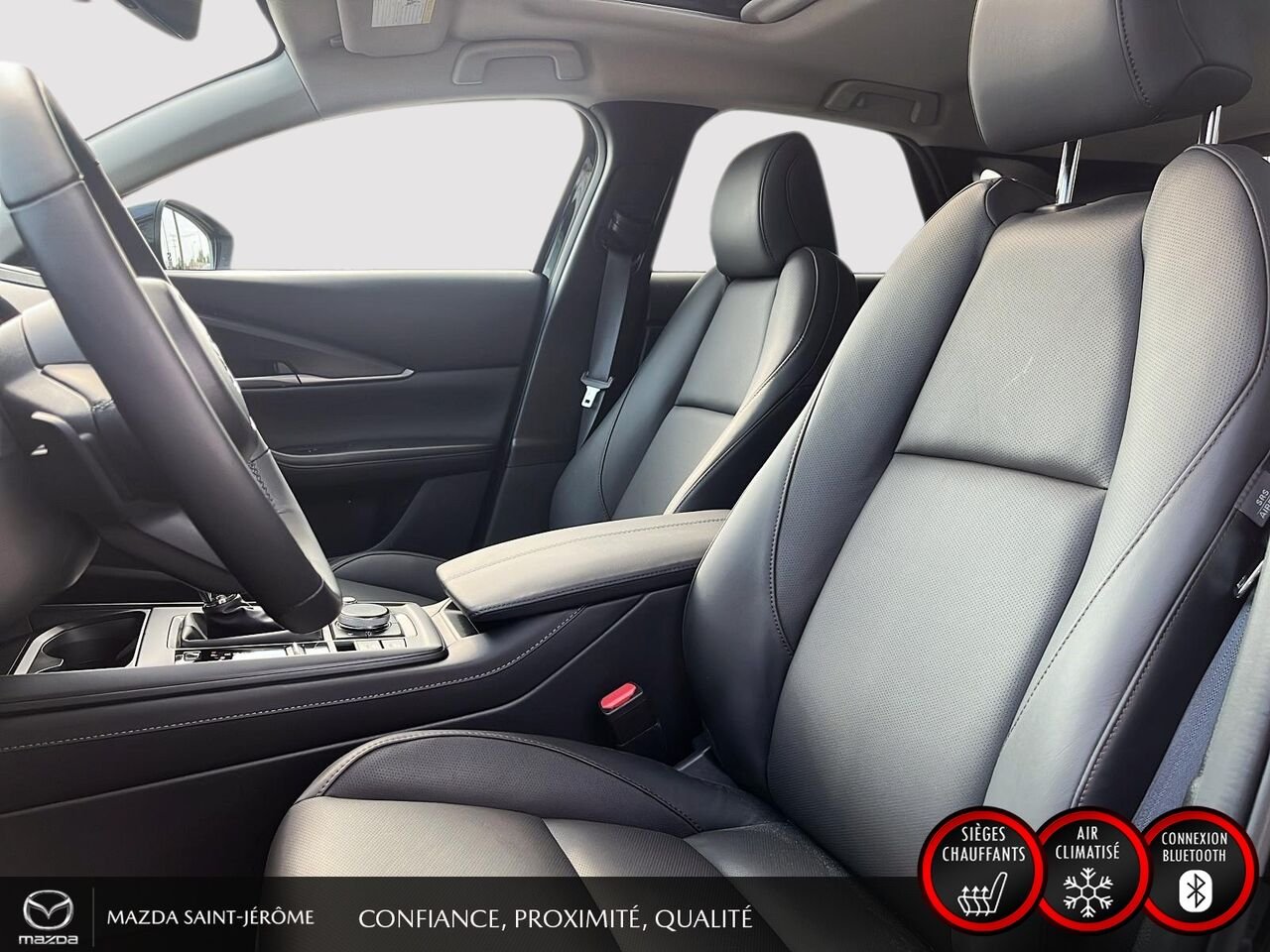 2026 Mazda CX-30 GT | TOIT OUVRANT | CUIR | AWD | Black Saint-Jérôme - photo #17