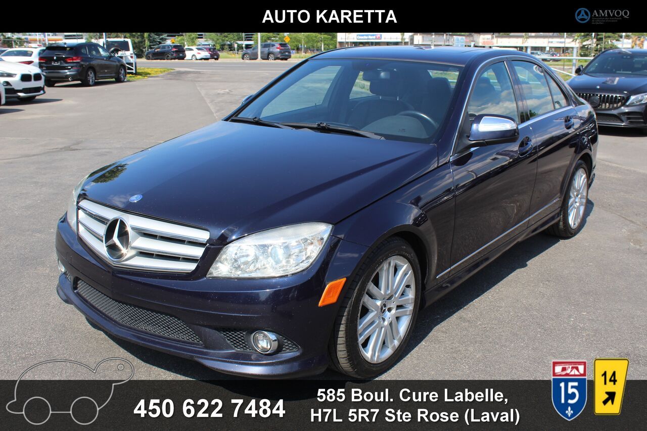 Blue 2008 Mercedes-Benz C-Class Sedan Automatic