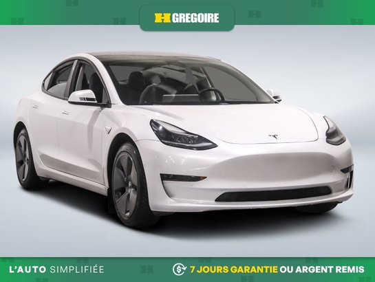 2021 Tesla Model 3 Standard PLUS AUTO A/C CUIR TOIT NAV MAGS CAM RECU White