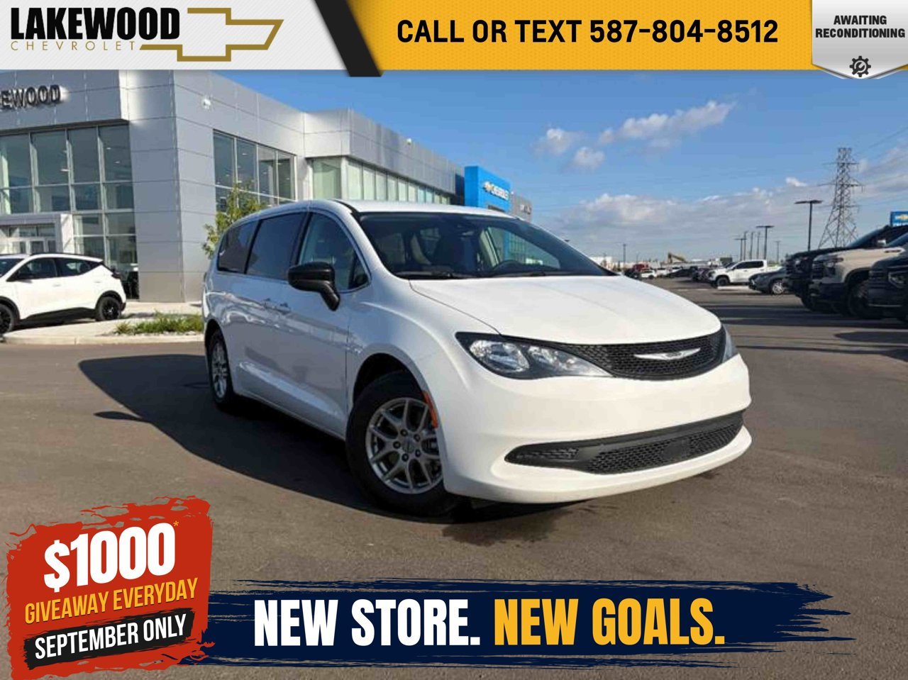 2024 Chrysler Grand Caravan SXT 2WD White Sherwood Park - photo #0