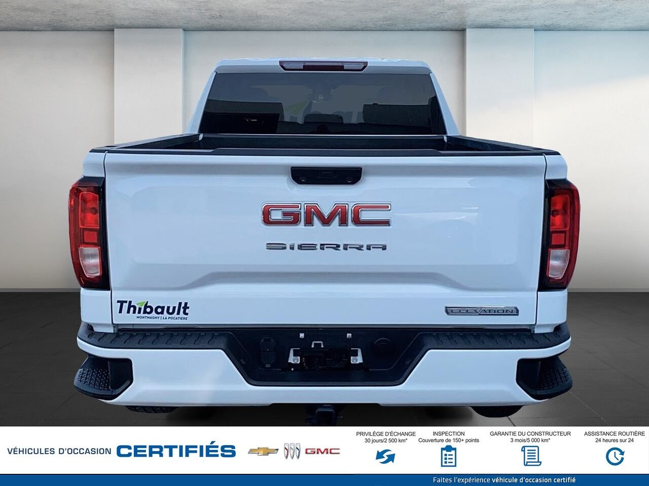 GMC SIERRA 150 Elevation cabine multiplace 4RM 157 po 2024 Blanc Montmagny - photo #2