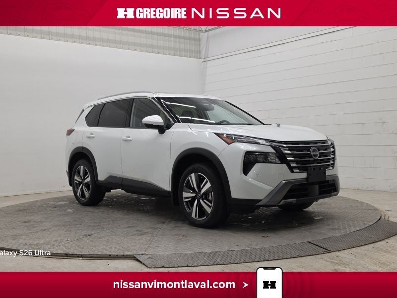 2024 Nissan Rogue SL AWD Cuir Caméra Toit Pano à partir 2.99% White