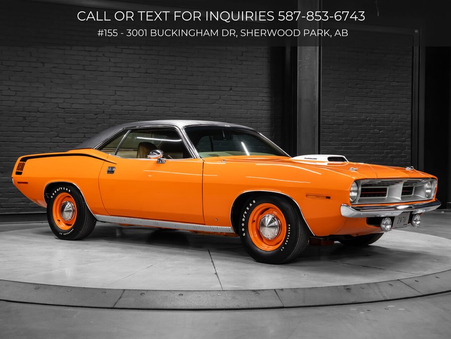 1970 Plymouth HEMI Cuda | Extensive High End Restoration | 1 of 1 Combination | Period Correct Vitamin C Orange