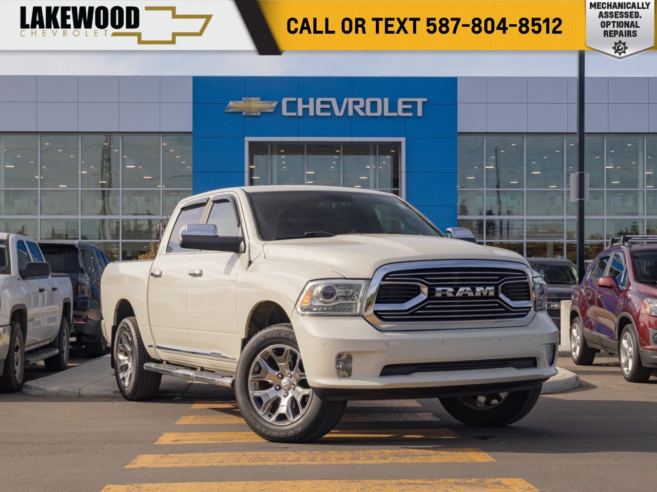 2018 Ram 1500 Limited 4x4 Crew Cab 5'7 Box *Ltd Avail* White Sherwood Park - photo #0