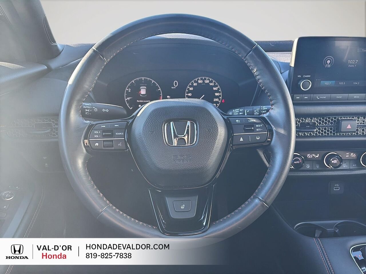 2025 Honda HR-V Sport AWD ALL BLACK GARANTIE PROLONGÉE Black Val-d'Or - photo #7