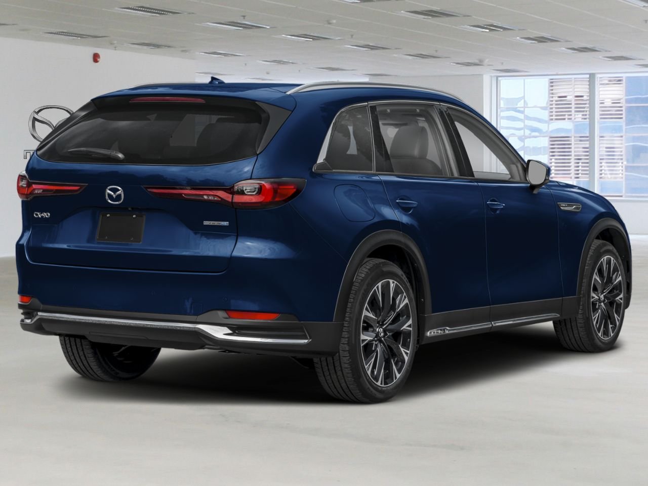 2026 Mazda CX-90 PHEV Deep Crystal Blue Mica Rouyn-Noranda - photo #2