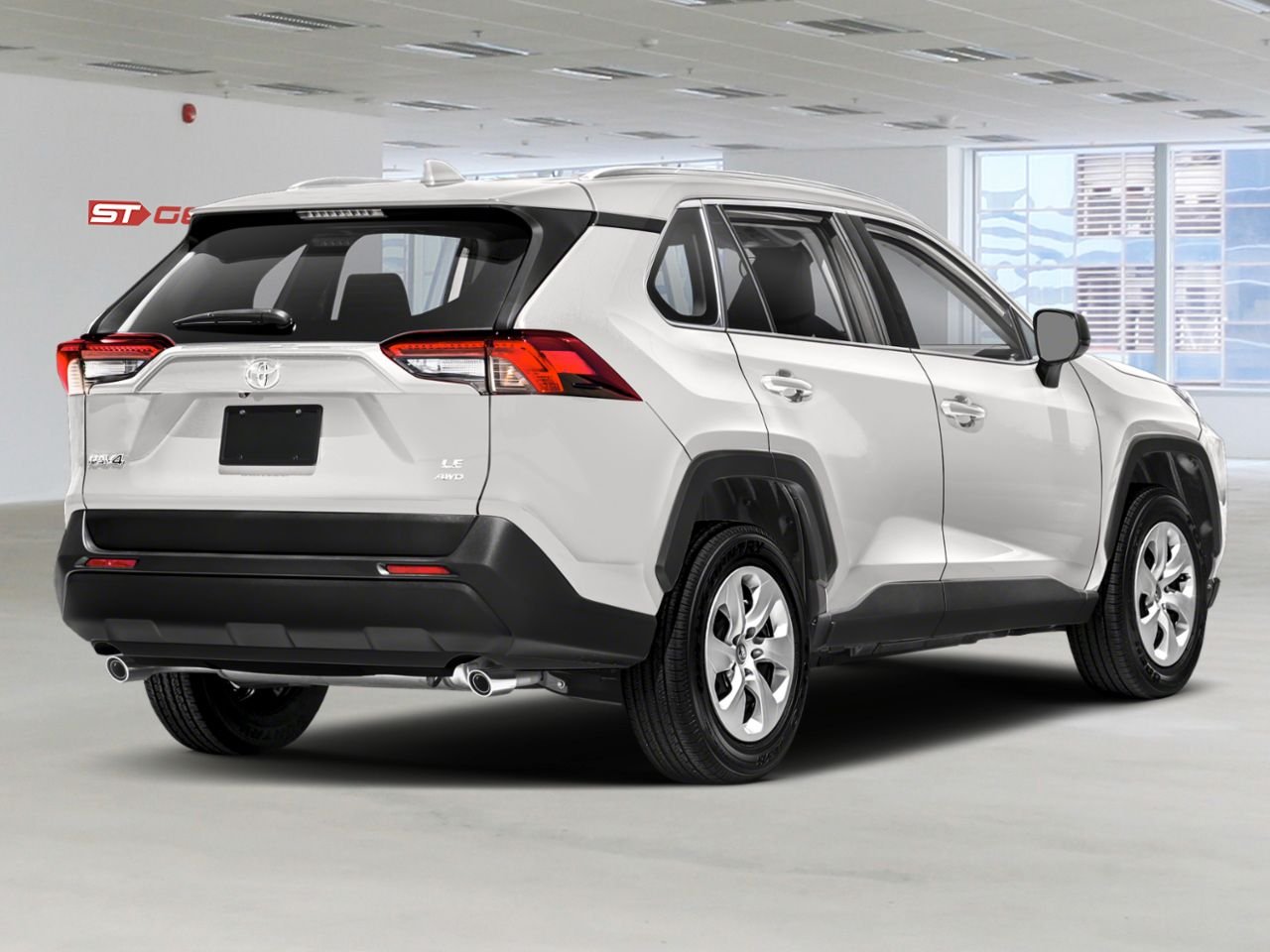 Toyota RAV4 2021 Blanc Saint-Georges - photo #1