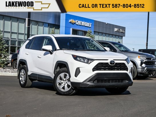2025 Toyota RAV4 LE AWD 2.5L | Heated Leather Bucket Seats White