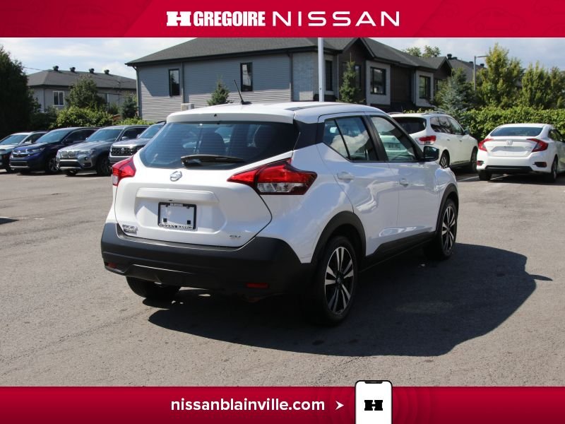 Nissan Kicks BP6378 | SV TRES BAS KILO AUCUN ACCIDENT SIEGE CHAUFFANT 2019 Blanc Laval - photo #8