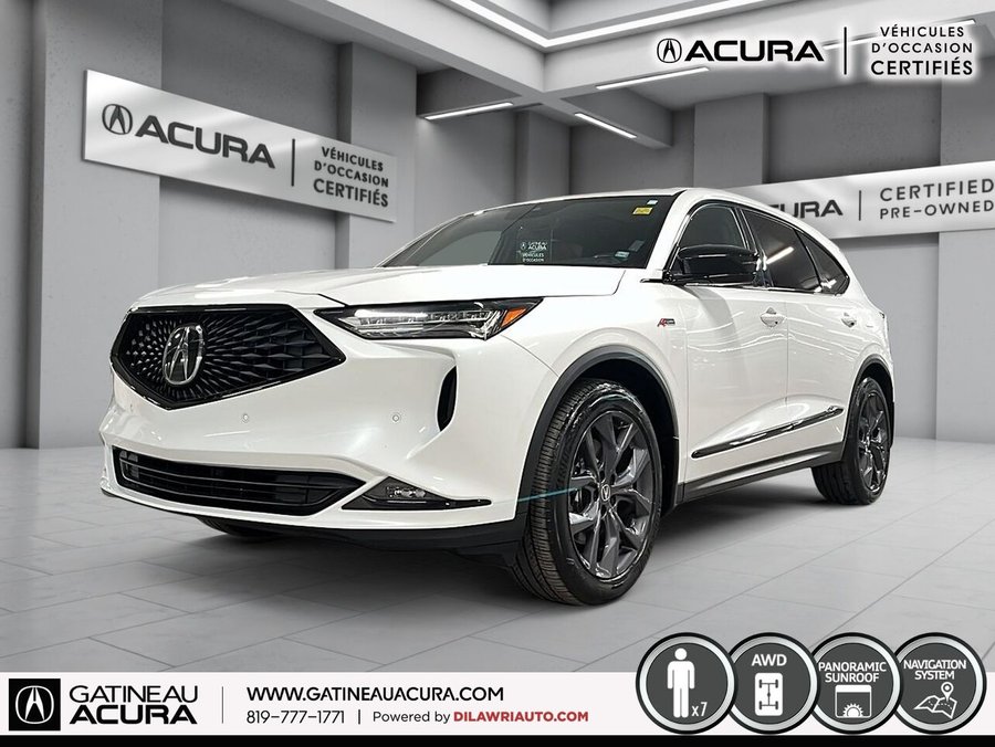 Acura MDX A-Spec SH-AWD 2023 Blanc