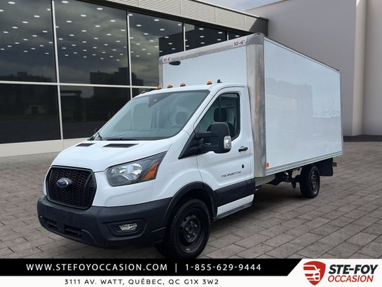 Ford Transit fourgon tronqué T-250 PA 138 po PNBV de 9 070 lb RARS 2024 Blanc