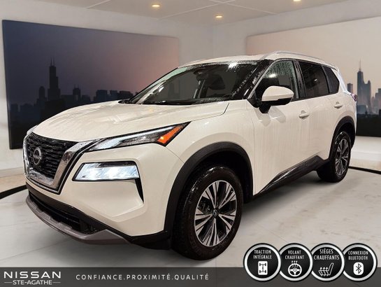 Nissan Rogue SV TI avec ensemble toit ouvrant 2023 Blanc