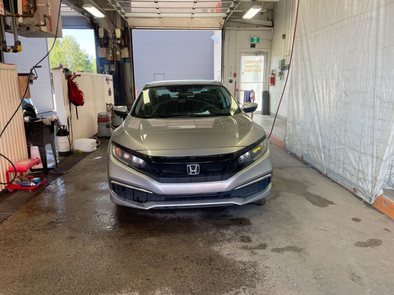 Honda Civic LX AUTO *SIÈGES CHAUF* CARPLAY BLUETOOTH REG ADAPT 2019 Gris Saint-Jérôme - photo #3