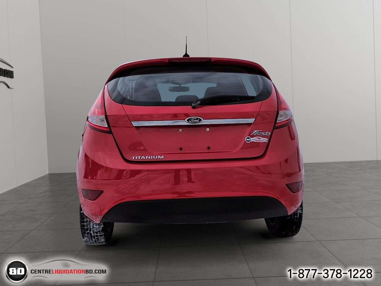 Ford Fiesta TITANIUM AUTOMATIQUE SIEGES CHAUFFANTS (BAS KM) | BD0131 2013 Rouge Granby - photo #6
