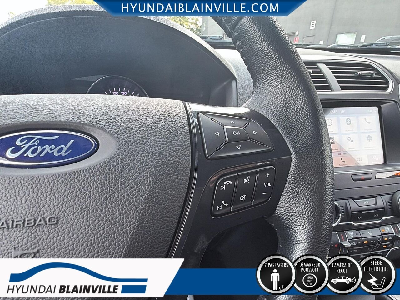 Ford Explorer 2018 Blanc Blainville - photo #14